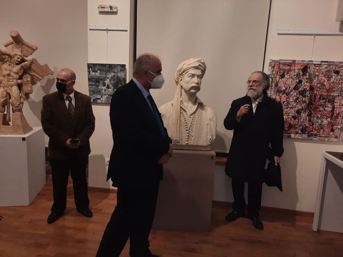 Η Γλυπτική είχε την τιμητική της στις χτεσινές εκδηλώσεις των Εορτών Εξόδου Ι. Π. Μεσολογγίου