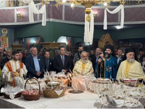 Γ. Παπαναστασίου: «Με κατάνυξη τιμήσαμε τον Εσπερινό στο Ναό Ευαγγελισμού της Θεοτόκου στα Όχθια Αγρινίου»