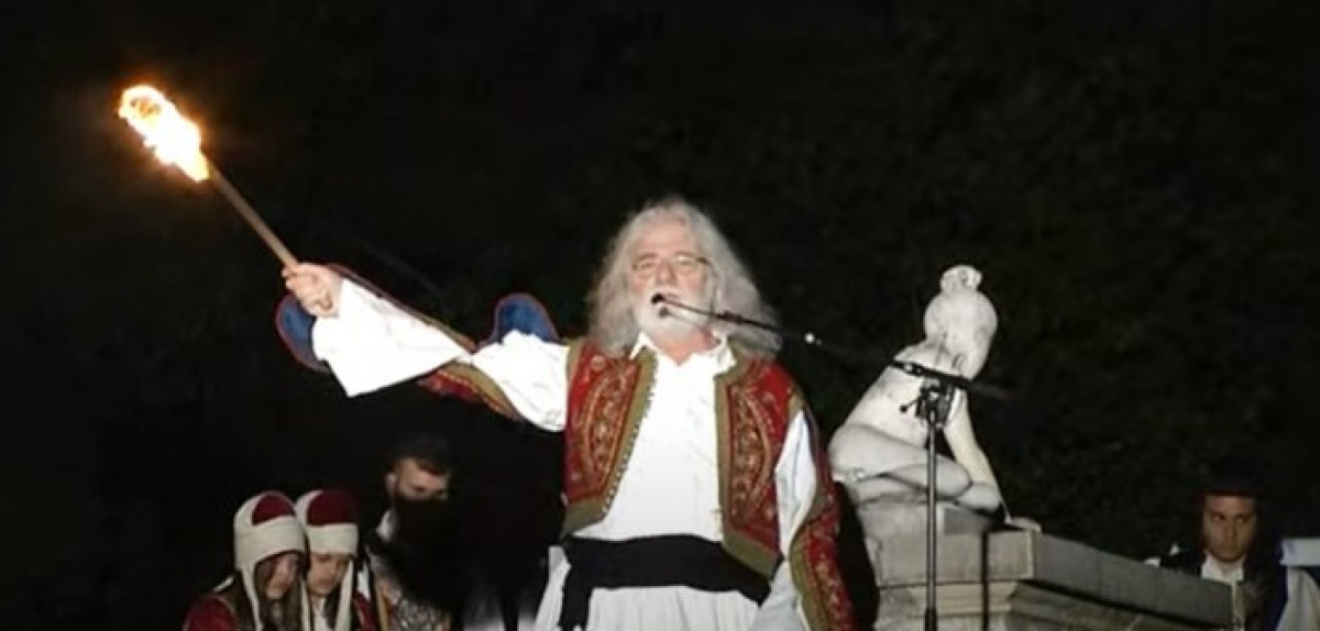 Μεσολόγγι: Η αναπαράσταση της ανατίναξης του Χρήστου Καψάλη (video)