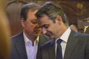 Ο Σπήλιος Λιβανός συνόδεψε τον Κυριάκο Μητσοτάκη στη Λευκάδα