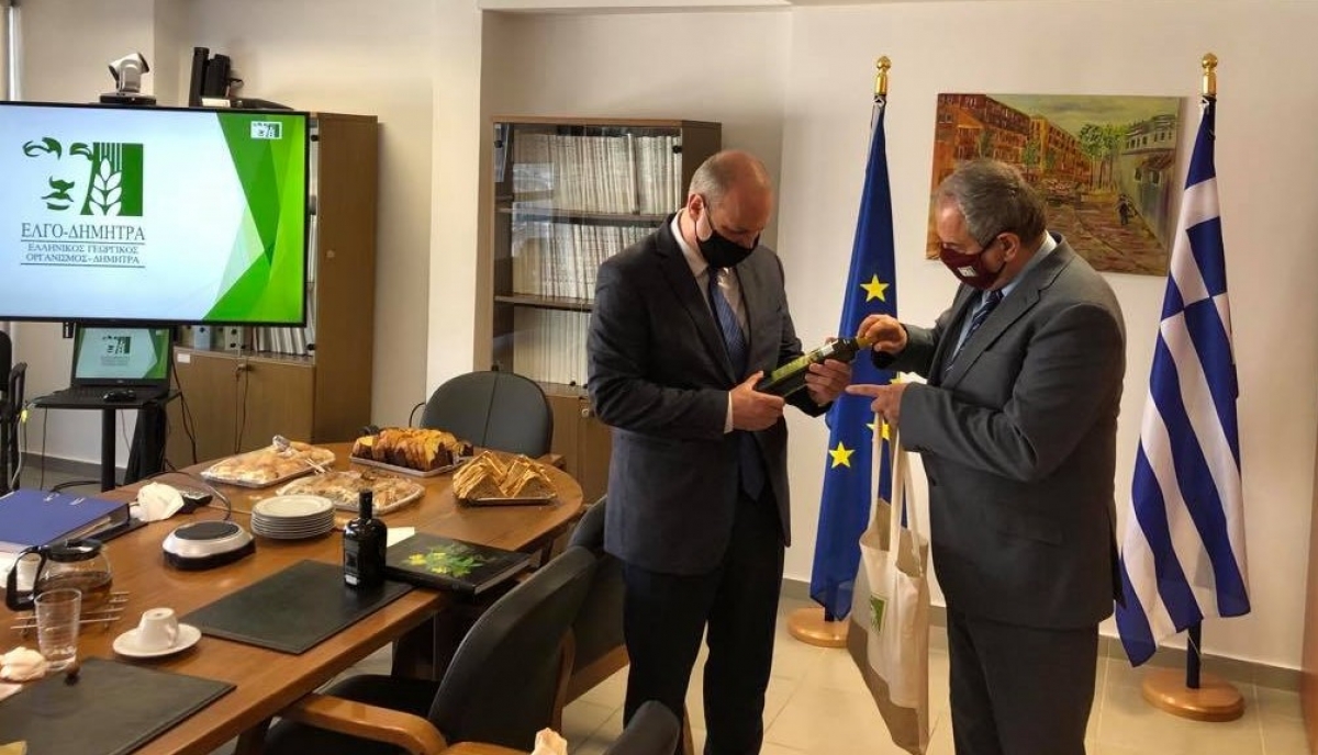 Επίσκεψη ΥφΑΑΤ, Γ. Οικονόμου στον ΕΛΓΟ ΔΗΜΗΤΡΑ