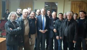 Ο Κοινοβουλευτικός Εκπρόσωπος και Βουλευτής Αιτωλ/νίας Σ. Λιβανός στον Υπουργό Υποδομών &amp; Μεταφορών Κ. Καραμανλή για το Αρδευτικό ζήτημα της Μακρυνείας