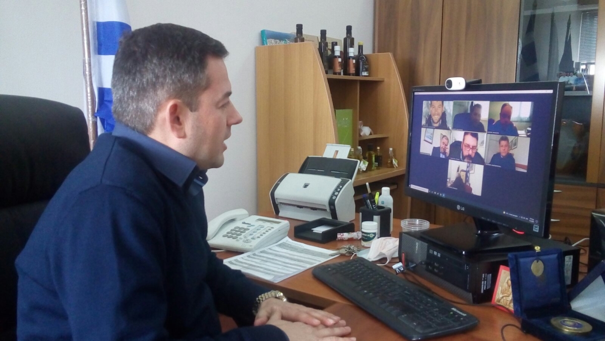 Τηλεδιάσκεψη Αντιπεριφερειαρχών Αγροτικής Ανάπτυξης για την αύξηση του κόστους παραγωγής - Συμμετείχε  ο Θ. Βασιλόπουλος