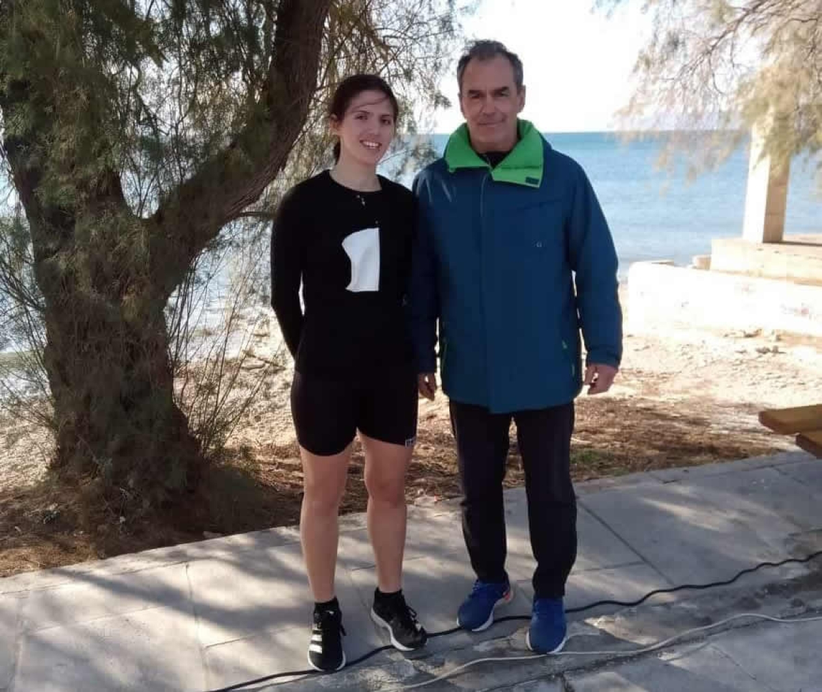1η θέση στα 5.000 μ. βάδην για την αθλήτρια Στίβου της Γ.Ε.Α. Άννα Αδάμη