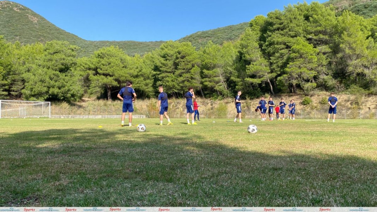 Προπόνηση για την Εθνική Κ19 της Ρωσίας στο γήπεδο Γαβρολίμνης