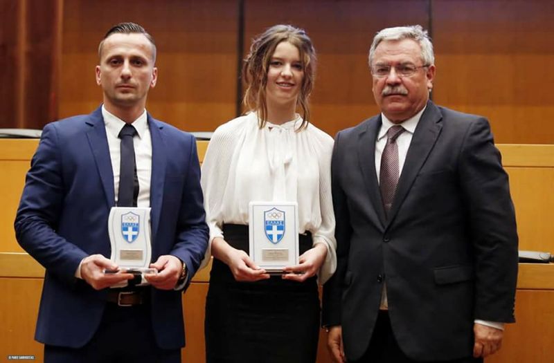 Η Ελληνική Ολυμπιακή Επιτροπή βραβεύει την αθλήτρια του ΑΣ ΘΗΣΕΑΣ ΑΙΤ/ΝΙΑΣ  Μπιτσικώκου Δήμητρα