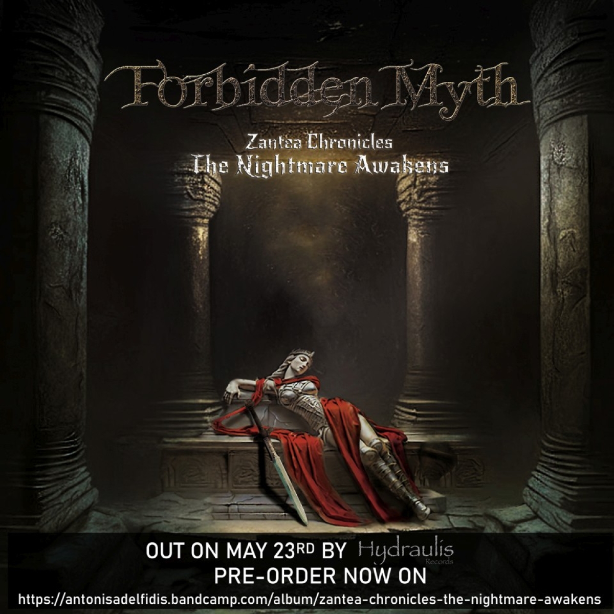 FORBIDDEN MYTH –  νέο album “Zantea Chronicles : The Nightmare Awakens” Κάνε την προ παραγγελία σου τώρα!