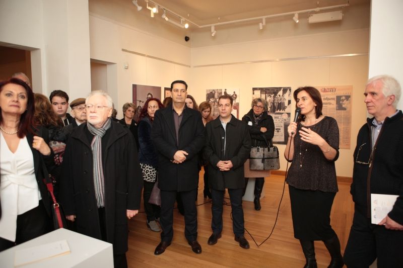 Πραγματοποιήθηκαν με επιτυχία τα εγκαίνια της έκθεσης: «Τό θέμα εἶναι τ ώ ρ α τί λές. Η ζωή και το έργο του ποιητή Μανόλη Αναγνωστάκη» στη Δημοτική Πινακοθήκη Αγρινίου