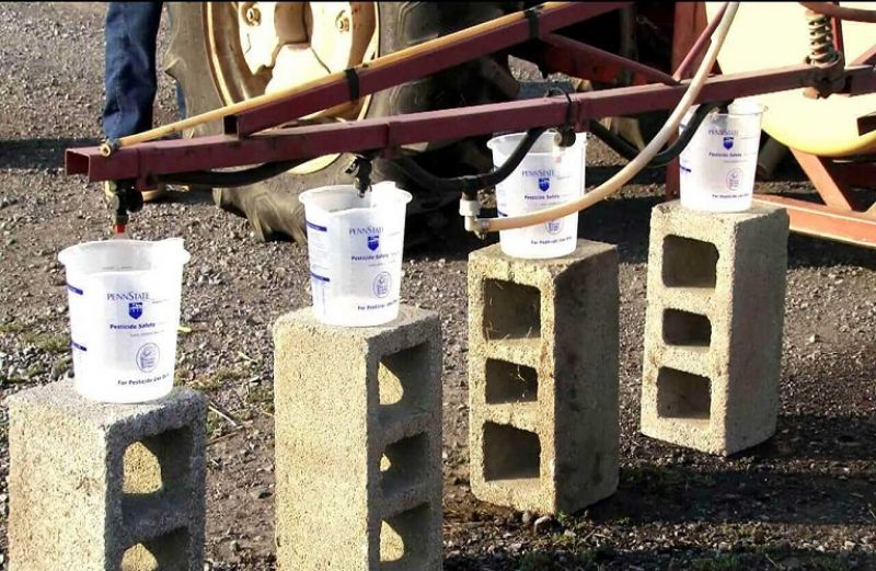 Βαθμονόμηση ψεκαστικού μηχανήματος