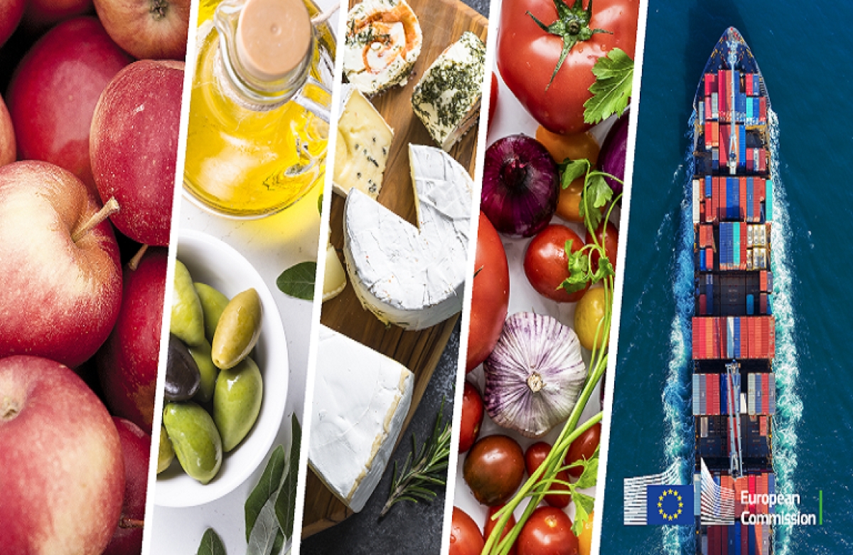 Τα τελευταία στοιχεία της ΕΕ για το εμπόριο αγροδιατροφικών προϊόντων
