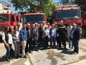 Σε Εφορία, ΟΤΕ, Πυροσβεστική, υπηρεσίες του Δήμου και της Περιφέρειας η Χριστίνα Σταρακά